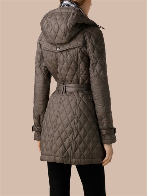 Burberry quilted coat sale